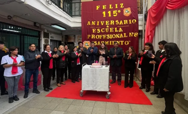 La Escuela Profesional N° 8 «Sarmiento» celebró 115 años de trayectoria educativa