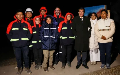 Sadir visitó el observatorio astronómico de Olaroz y destacó su potencial turístico y comunitario
