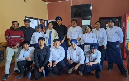 Gastronomía: estudiantes de la tecnicatura en Tumbaya presentaron sus producciones