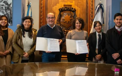 Palpalá: firma de convenio para fortalecer la atención y prevención de la violencia de género