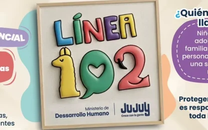Línea 102, disponible las 24 horas para la protección de niñas, niños y adolescentes