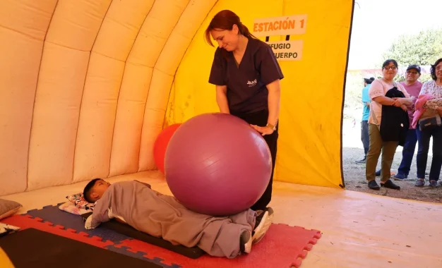 «Jujuy sin barreras» se despliega en Alto Comedero con servicios de Salud para personas con discapacidad