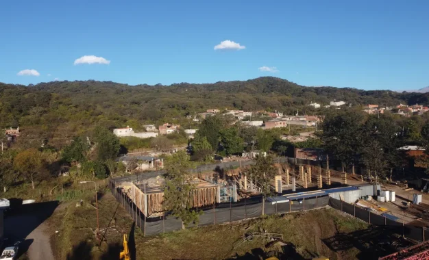 Las obras para el nuevo edificio de Hídricos están en plena ejecución