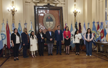 Conmemoraron el Día del Psicopedagogo en el Salón de la Bandera de Casa de Gobierno