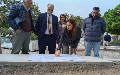 Perico recupera la plaza 20 de Junio con un renovado espacio para el deporte y la recreación