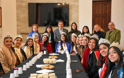 Carlos Sadir recibió a las representantes de San Pedro